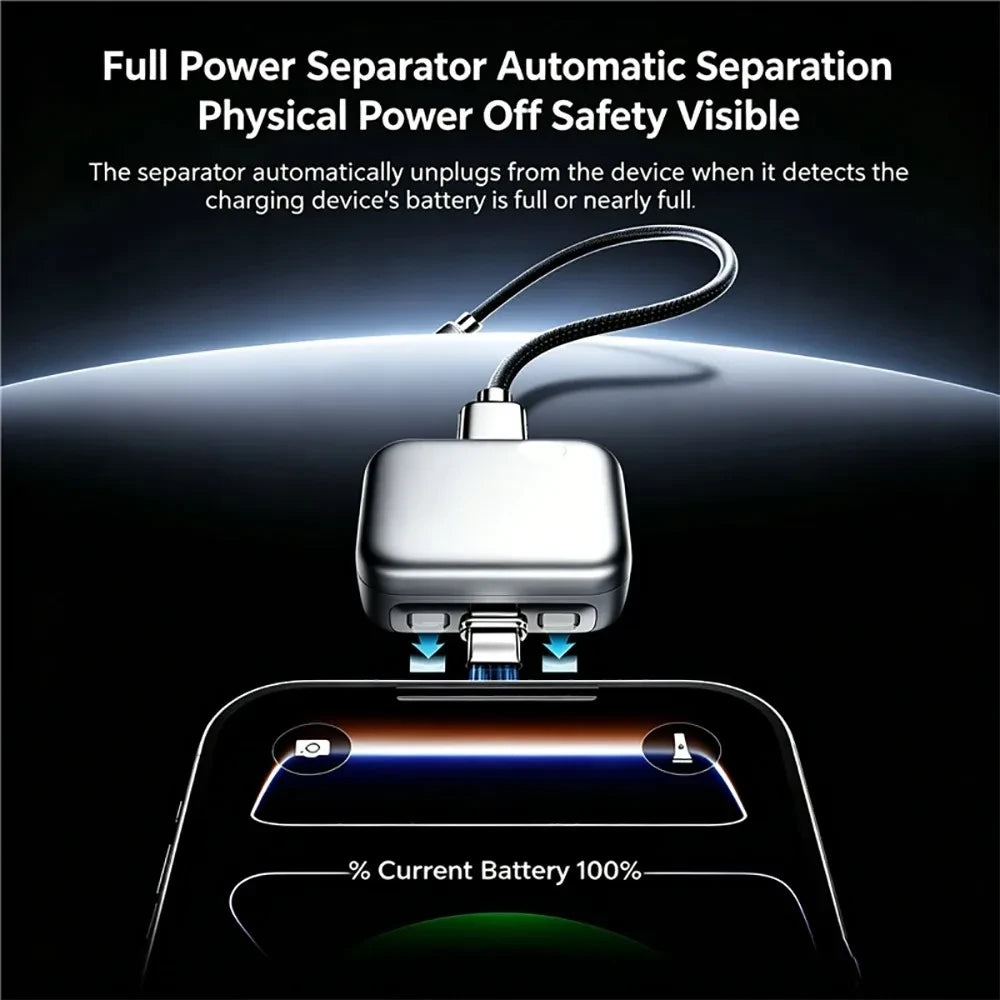 Adaptador Inteligente Tipo C con Apagado Automatico