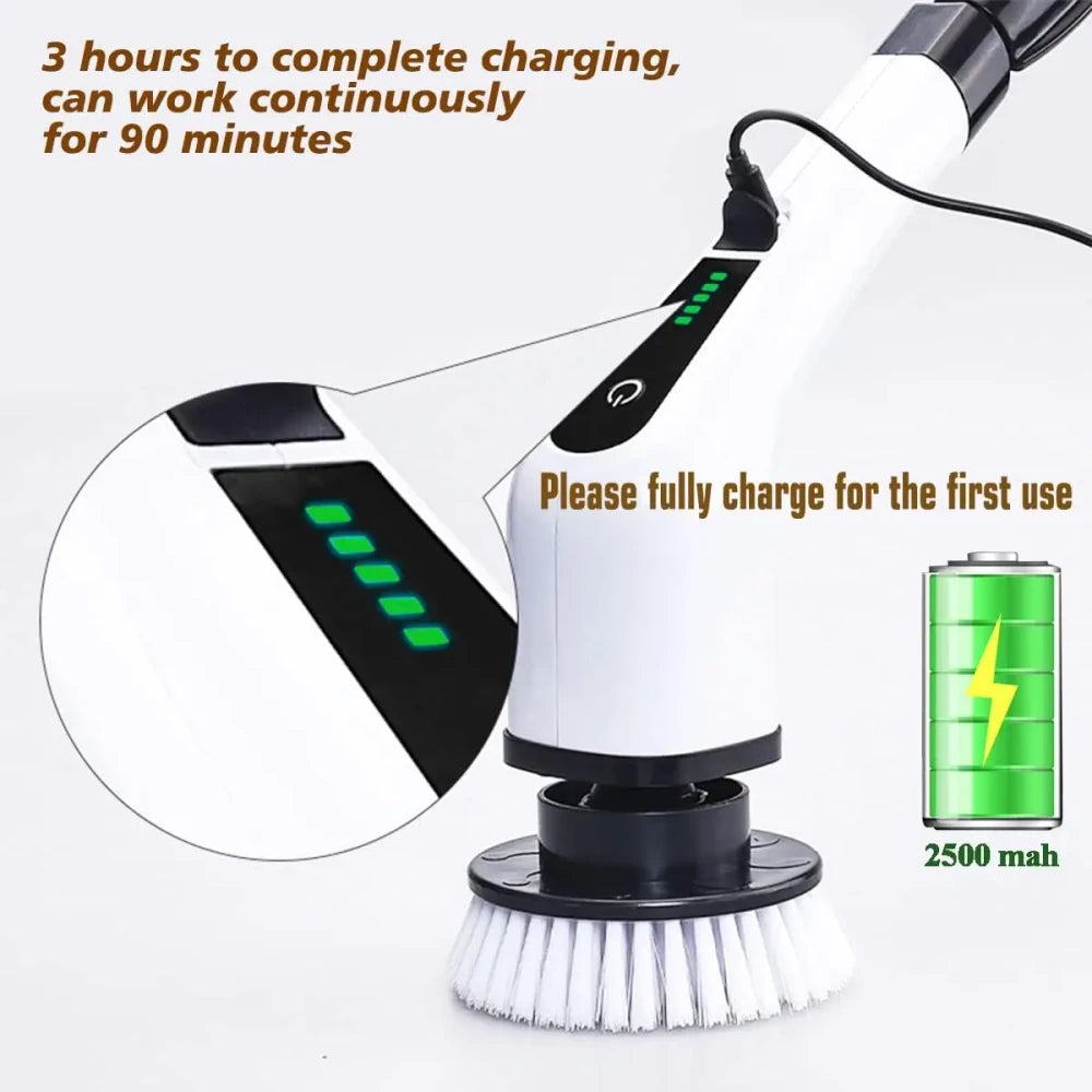 MaxiClean Pro™ – Cepillo Eléctrico Multiusos