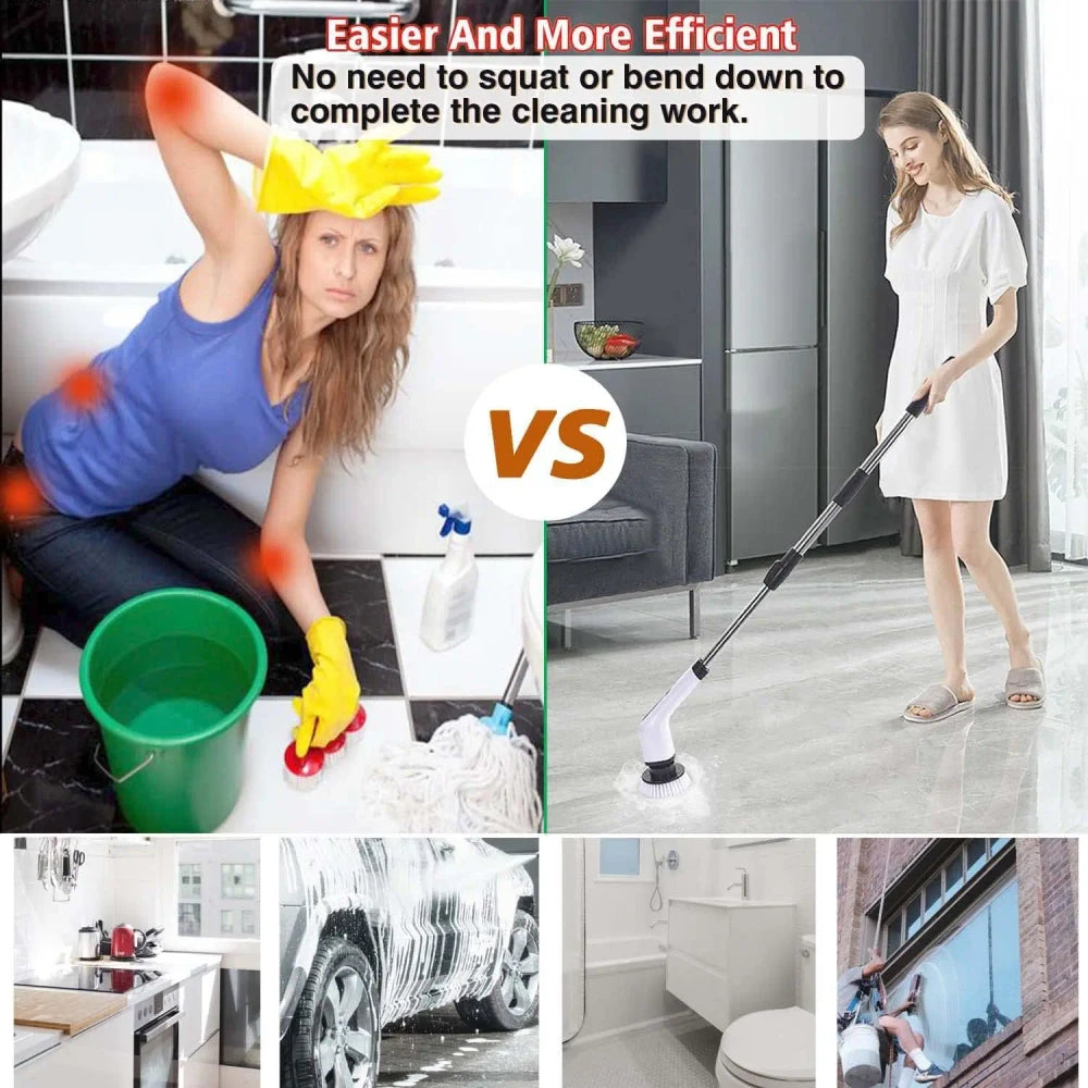 MaxiClean Pro™ – Cepillo Eléctrico Multiusos