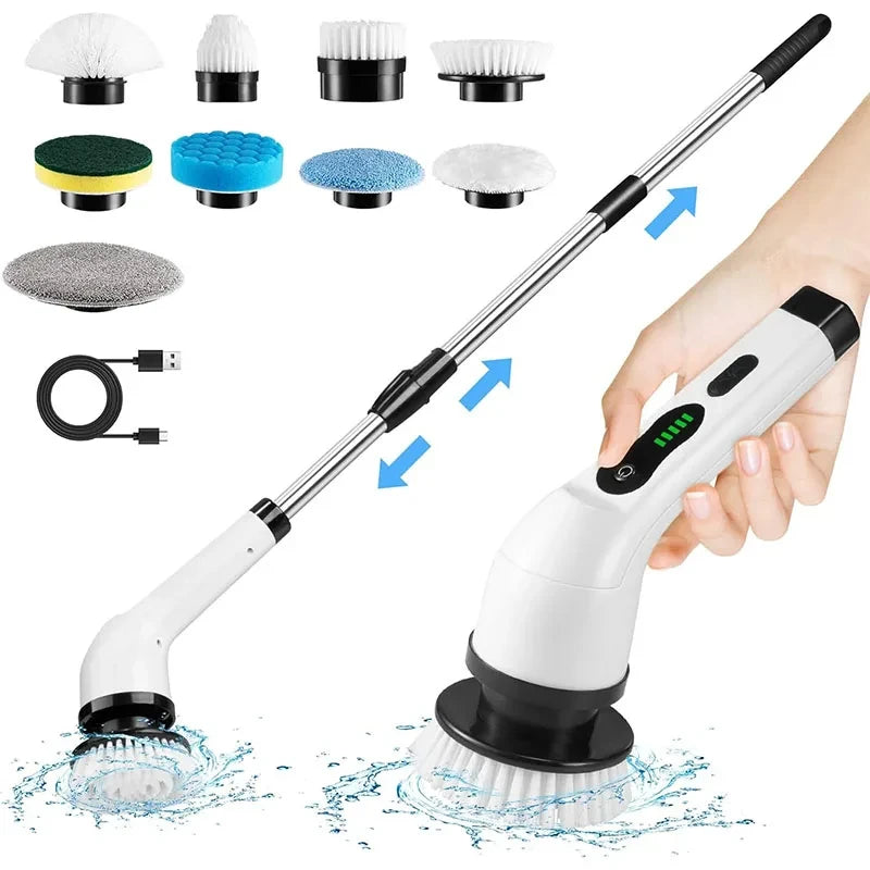 MaxiClean Pro™ – Cepillo Eléctrico Multiusos
