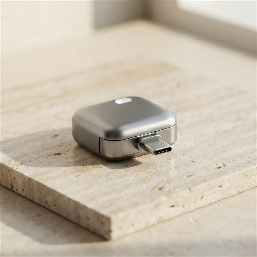 Adaptador Inteligente Tipo C con Apagado Automatico